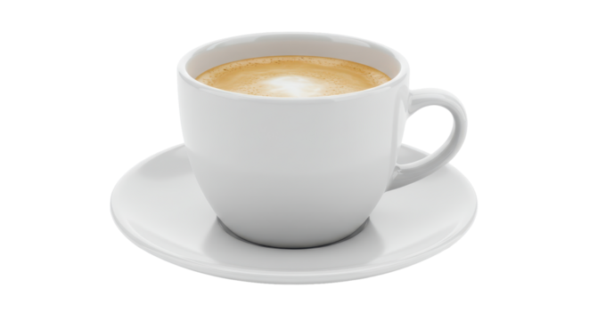 Isolated Cup of Coffee