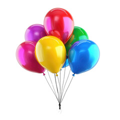Joyful Balloons: A vibrant assortment of colorful balloons, bringing a touch of happiness, perfect for celebrations, parties, and joyous moments. 