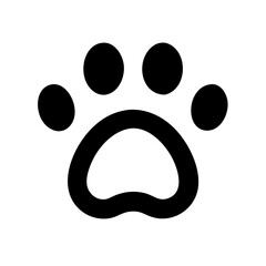 Fototapeta premium Paw Print Icon 