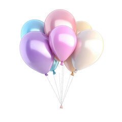 Colorful Balloons: A cheerful assortment of vibrant, floating balloons, perfect for celebrations, parties, and adding a touch of whimsy.