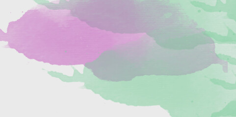 watercolor aesthetic pastel color background. abstract watercolor hand painted background. Blue abstract backdrop with pink splashes and white spot. Mixed color painted abstract watercolor brush strok