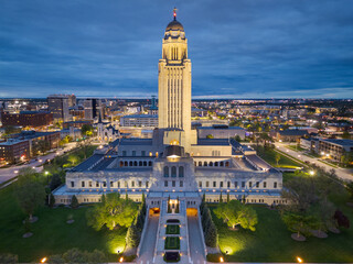 Lincoln, Nebraska, USA State Capitol Building