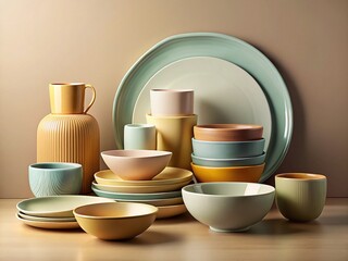 Ceramic Dish Mockup - Modern Kitchenware