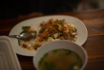 rice with chicken