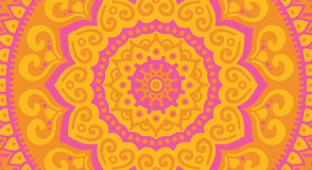 Abstract kaleidoscope pattern background
