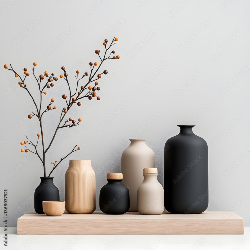 Poster carefully curated collection of storage solutions in an array of materials and sizes including cardb
