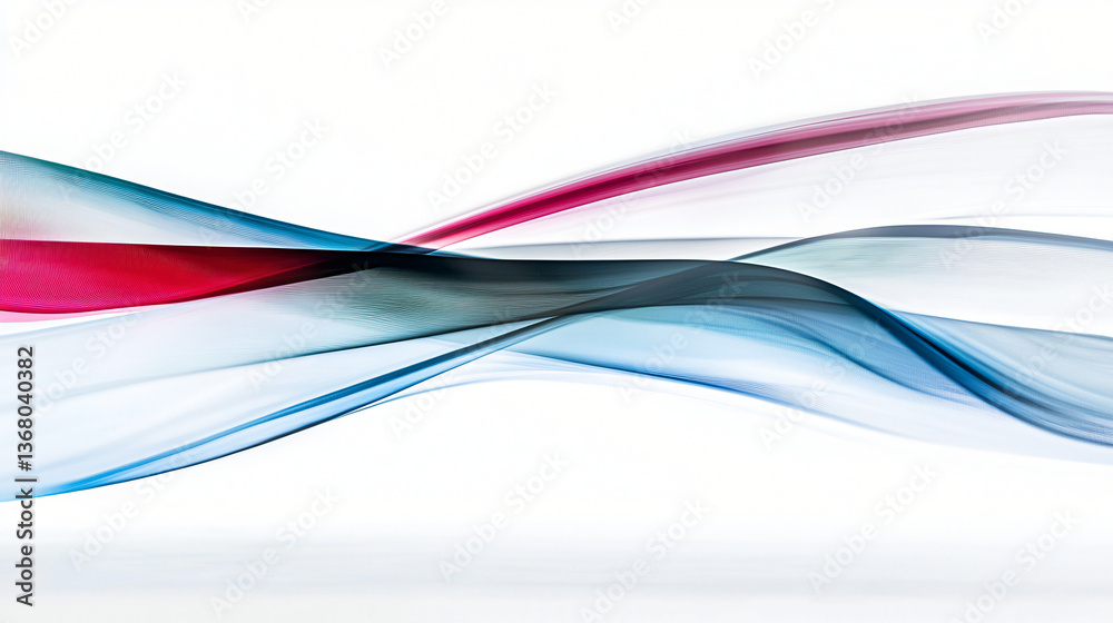 Poster a stunning wave of colored lines flowing harmoniously to create a dynamic abstract composition with 