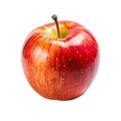 red apple on white background