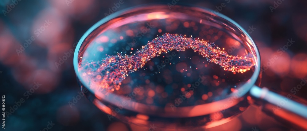 Aufkleber National ASL Day Tech Fusion Illuminating Digital Connectivity through Glowing Quantum Network Visualizations - Innovative Accessibility and Inclusive Communication Design