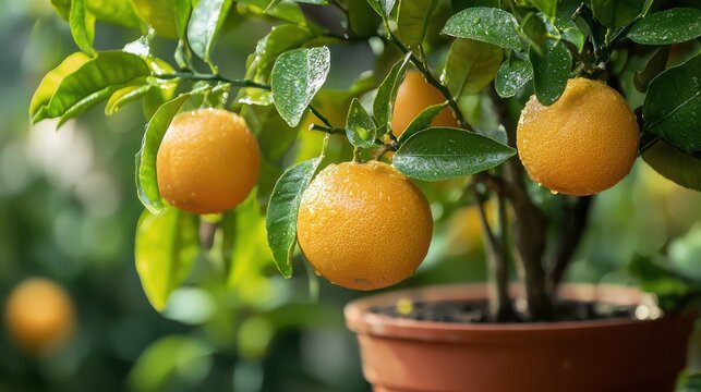 Grapefruit Orange Plant Food Isolated on White