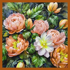 Shawl Scarf Pattern Graphic Design
