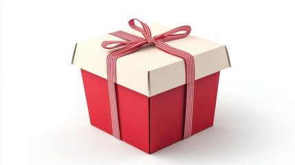 Obraz premium Noodle Box Mockup with Cardboard Packaging Design