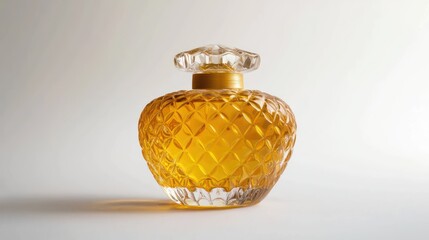 Honey Jar Perfume Bottle with Elegant Glass Design