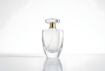 perfume bottle isolated on white