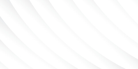 Abstract white and gray color, modern design stripes background with geometric round shape.illustration eps10