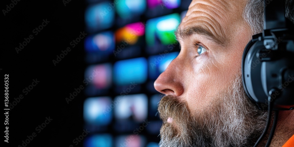 Poster AI-Powered Media Insights Immersive Broadcast Analytics for Next-Gen Content Strategy - Cutting-Edge Data Visualization with Mature Professional Expertise