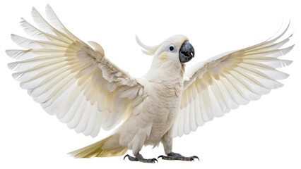 Obraz premium white cockatoo parrot