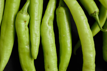 Fresh green chilli