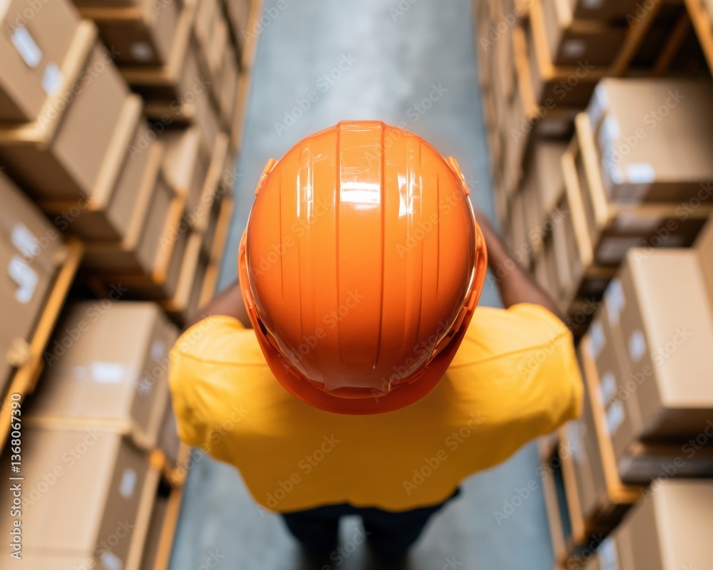 Aufkleber hyper-efficient logistics visualization ai-powered warehouse workflow with ergonomic safety - next-g