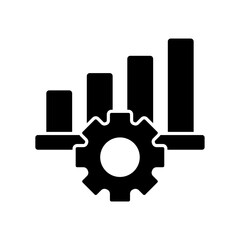 Obraz premium Icon a optimization, isolated against a clean background.