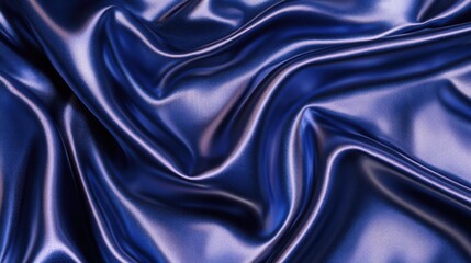 Fototapeta premium Lustrous silk drapery flowing with texture and iridescent glow.