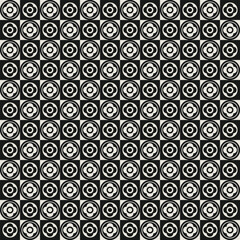 Mid century modern floral background in black and white. Graphical illustration for a unique textiles and home décor.