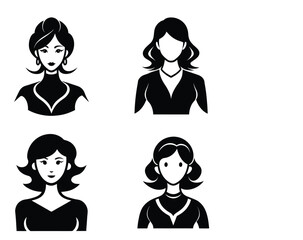 Women silhouette art illustration.