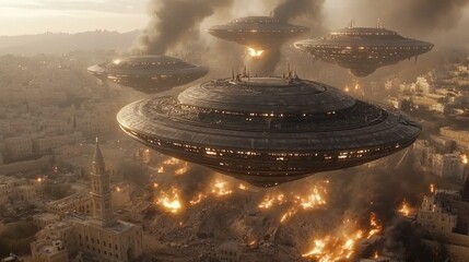 UFOs Over Jerusalem Ruins Invasion