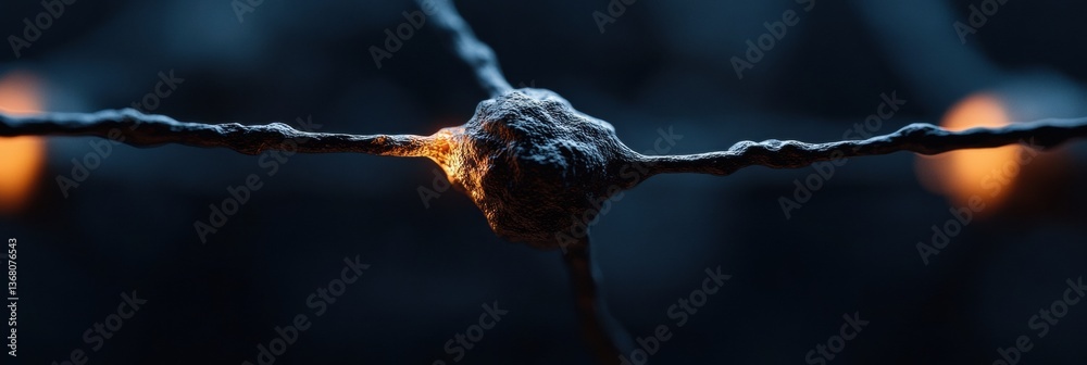 Aufkleber Quantum Neural Synapse Immersive AI Learning Visualization - Next-Gen Machine Intelligence Breakthrough in Algorithmic Creativity and Digital Transformation