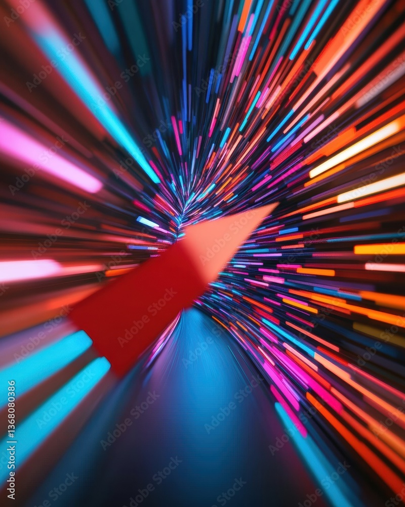 Fototapete Quantum Velocity Next-Gen Digital Acceleration Visualizing Breakthrough Tech Innovation, Dynamic Data Movement and Transformative Market Momentum