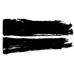 black brush strokes transparent background 