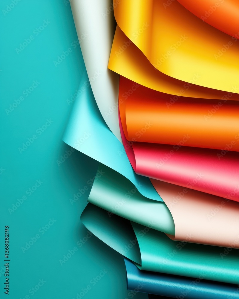 Leinwandbilder vibrant gradient flow cutting-edge digital art and modern design dynamics - innovative visual brandi