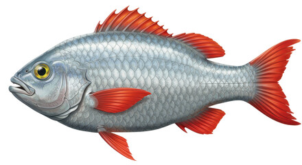 Isolated Red Fish