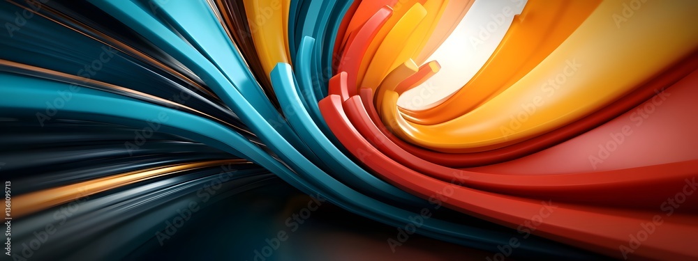 Poster amplified prismatic refraction of multicolored light waves being emitted and manipulated by a high t