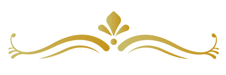gold Ornament Divider 