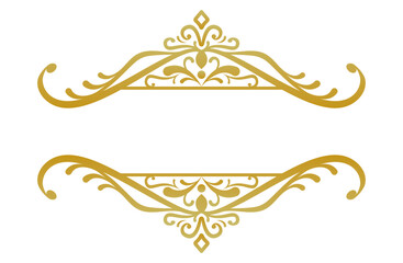 Title Name Gold Frame Border