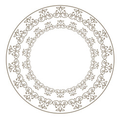 Vector round classic background pattern
Vector round pattern background on transparent background