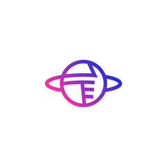 Planet index finger company logo.