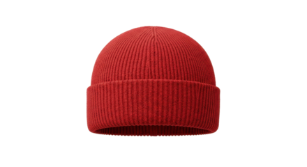 Isolated Red Beanie