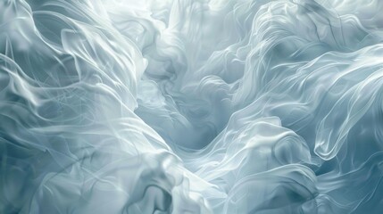 Obraz premium A pure white abstract texture with subtle, flowing shapes.