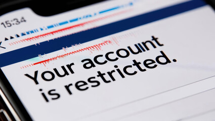 Your account is restricted indefinitely due to blocks on your access. Please check your settings for resolution