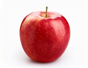red apple isolated on white background