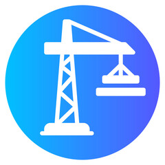 crane gradient icon