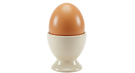 Isolated Egg in an Egg Cup