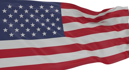 American Flag: A Dramatic, Flowing, Patriotic Image