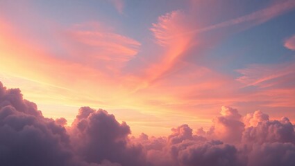 Fototapeta premium sunset over the city