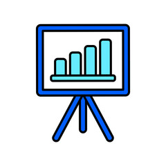 Icon a stats, isolated against a clean background.