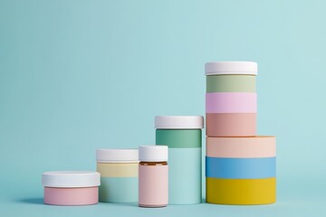 Colorful Product Packaging Mockup Design