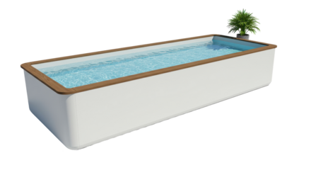 Isolated Modern Tub