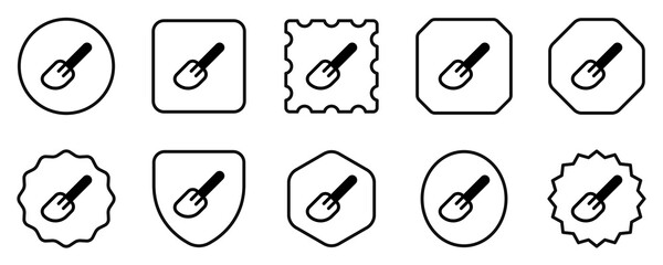 Editable spatula, turner, spreader vector icon. Bakery, cooking, appliances, kitchenware, food. Part of a big icon set family. Perfect for web and app interfaces, presentations, infographics, etc